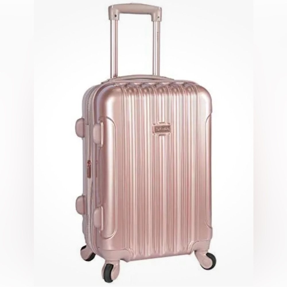 Kensie rose gold 20" Hardside Vertical Luggage  EXPANDABLE CARRY ON